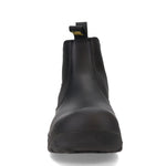 KEEN Utility Men’s Juneau Romeo Mid Height Composite Toe Waterproof Pull On Work Boot, Black/Black, 7.5 EE (Wide) US