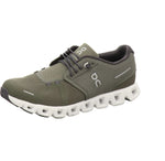 On Men's Cloud 5 Sneakers, Olive/White, 10.5 Medium US