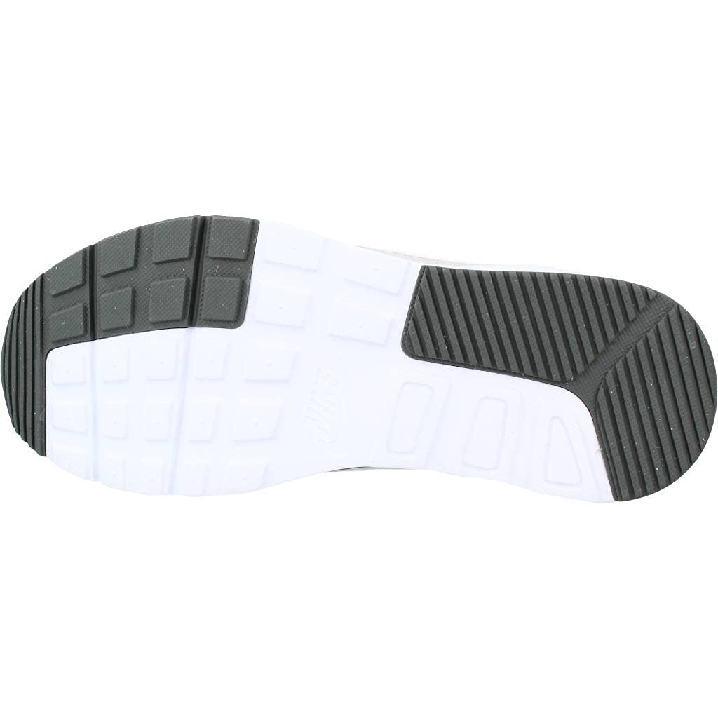 Nike Boy's Air Max SC Shoe, White, University Red, 4 Big Kid