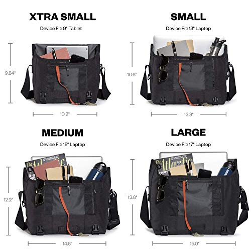 Timbuk2 Classic Messenger Bag, Eco Black, Medium