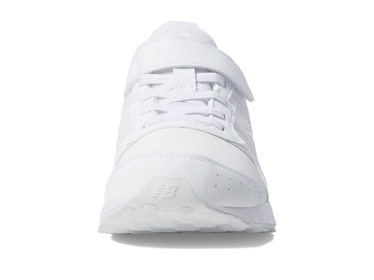 New Balance® Kids Fresh Foam 650v1 Bungee Lace with Top Strap Shoes for Kids – Comfortable Padding White/White 6 Big Kid XW