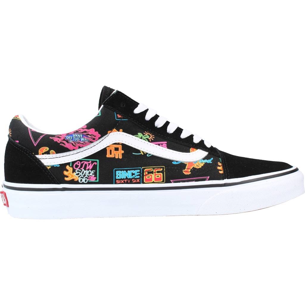 M Skate Old Skool (B0K) (VANS Market) Black/NEON Size Men : 5.5