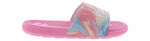 PUMA Cool Cat Ice Cream Swirl PS Girls ToddlerYouth Sandal 12 M US Little Kid PinkPurpleIce CreamWhite
