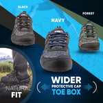 Xero Shoes TerraFlex Trail Running Hiking Shoe - Minimalist Zero-Drop Lightweight Barefoot-Inspired - Men, Black, 14 D(M) US