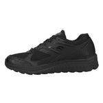 Saucony Cohesion 14 LACE to Toe Running Shoe, Black/Black, 4 Wide US Unisex Big_Kid