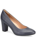 Sofft® Parisa Pumps for Women – Ideal for Evening Events - Leather Upper and Insole – Slip-in Closure Sky Navy 9 M (B)