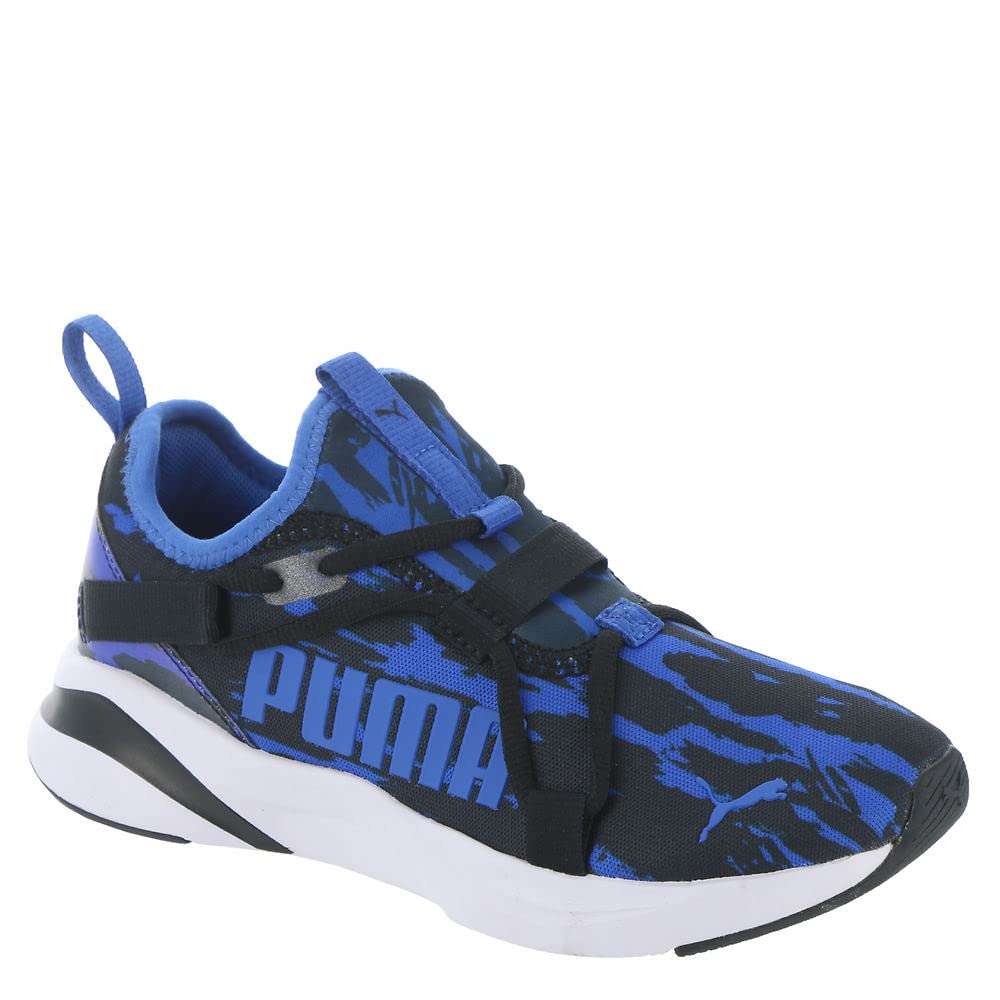 PUMA Softride Rift Slipon Color Utility Jr Boys Youth Sneaker 4 M US Big Kid BlackBlue
