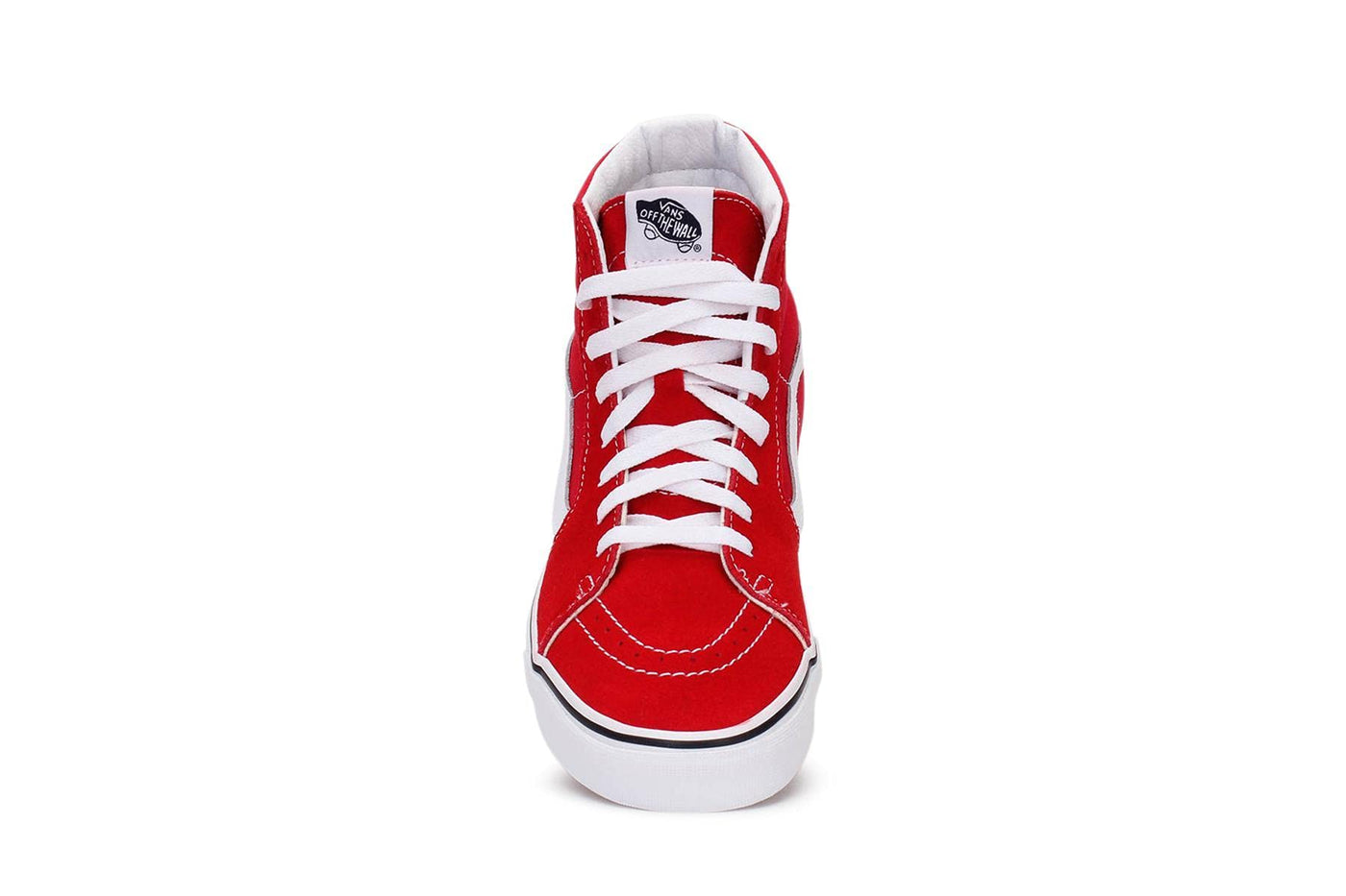 Vans Unisex Sk8-Hi Racing Red/True White Sneaker - 7.5