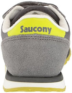 Saucony Jazz Double Hook and Loop Sneaker, Grey/Radiant, 11 US Unisex Big Kid