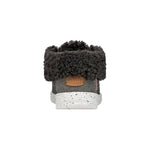 HEYDUDE Damen Fold Stitch Cozy Moccasin Black