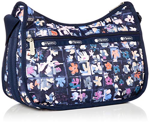 LeSportsac Classic Hobo Crossbody Handbag in Very Merry Navy, Medium