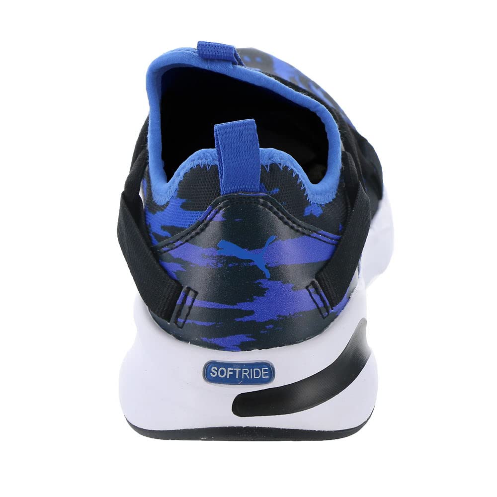 PUMA Softride Rift Slipon Color Utility Jr Boys Youth Sneaker 4 M US Big Kid BlackBlue