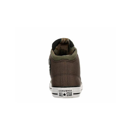 Converse Unisex Chuck Taylor All Star Mid High Street Sneaker - Utility/Engine Smoke/White 10