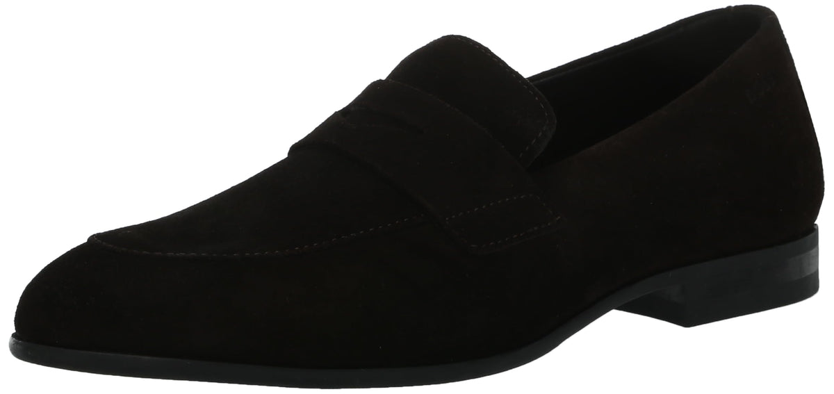 BOSS Smooth Suede Slip On Loafers