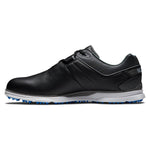 FootJoy Men's Pro|SL Golf Shoe, Black/Charcoal/Light Blue, 10.5
