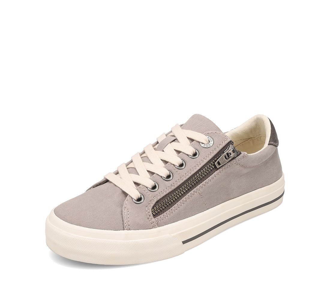 Taos Footwear Women's Shooting Star Sneaker 10.5 Grey/Graphite Distressed