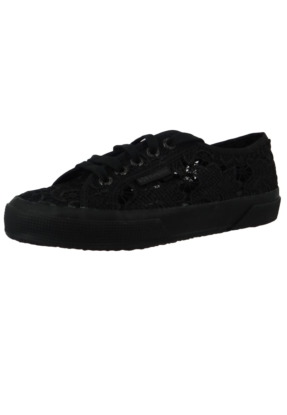 Superga 2750 Macrame Total Black EU 36 (US Women's 6) Medium