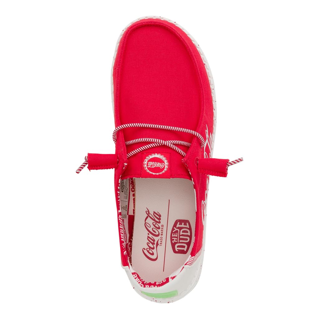 HEYDUDE Wendy Coke True, Womens Shoes, Womens Slip-on Loafers, Comfortable & Light-Weight