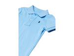 Polo Ralph Lauren Baby Boys Cotton Interlock Polo Shortall (Suffield Blue(4004)/Black, 9 Months)