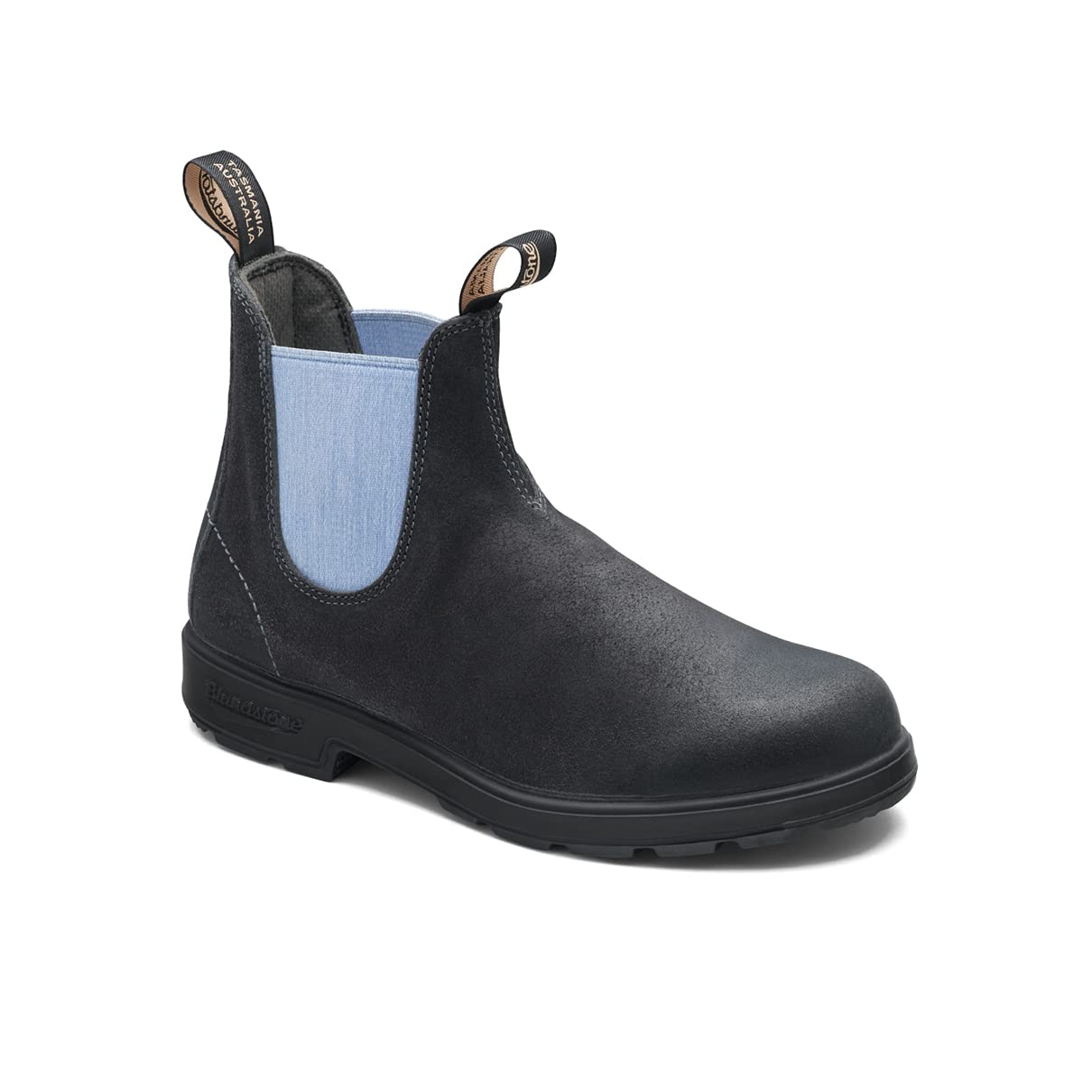 Blundstone Suede Chelsea Boot Steel Grey/Pale Denim AU 5 (US Women's 8) Medium