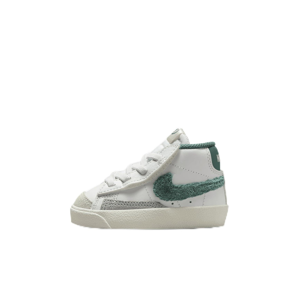 Nike Blazer Mid '77 Baby/Toddler Shoes (FZ1157-100, Summit White/Phantom/Light Pumice/Bicoastal) Size 3
