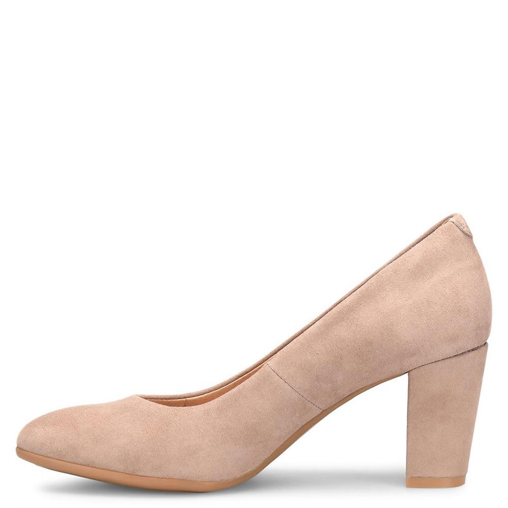 Sofft® Parisa Pumps for Women – Ideal for Evening Events - Leather Upper and Insole – Slip-in Closure 10 Stone