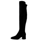 Stuart Weitzman 5050 Flareblock Boot Black 2 6 B