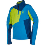 Spyder Boy's Ambush Zip T-Neck (Toddler/Little Kids) Coast 3T Toddler