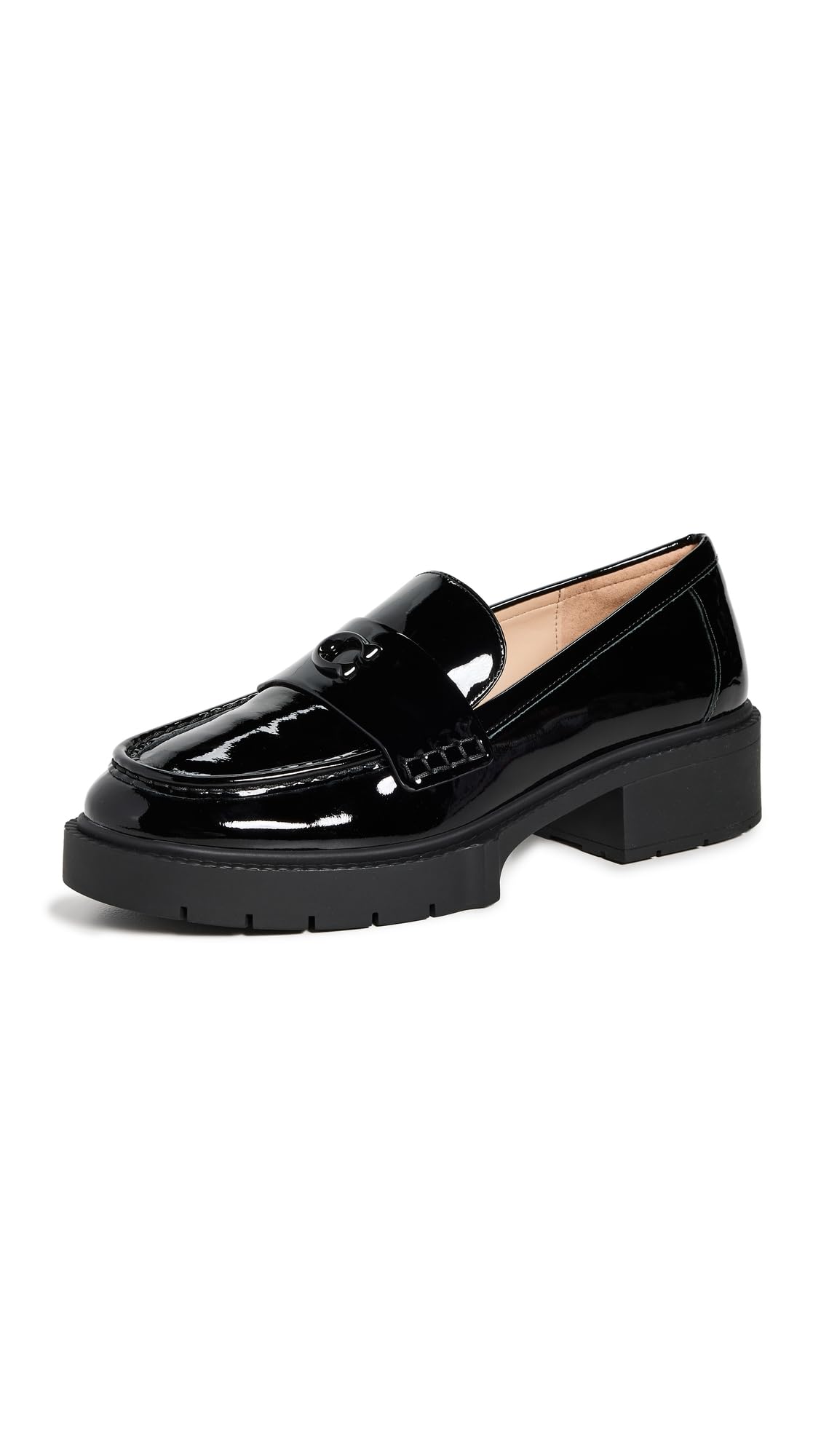 Levi's Women's Leah Patent Leather Loafer Black Patent 7