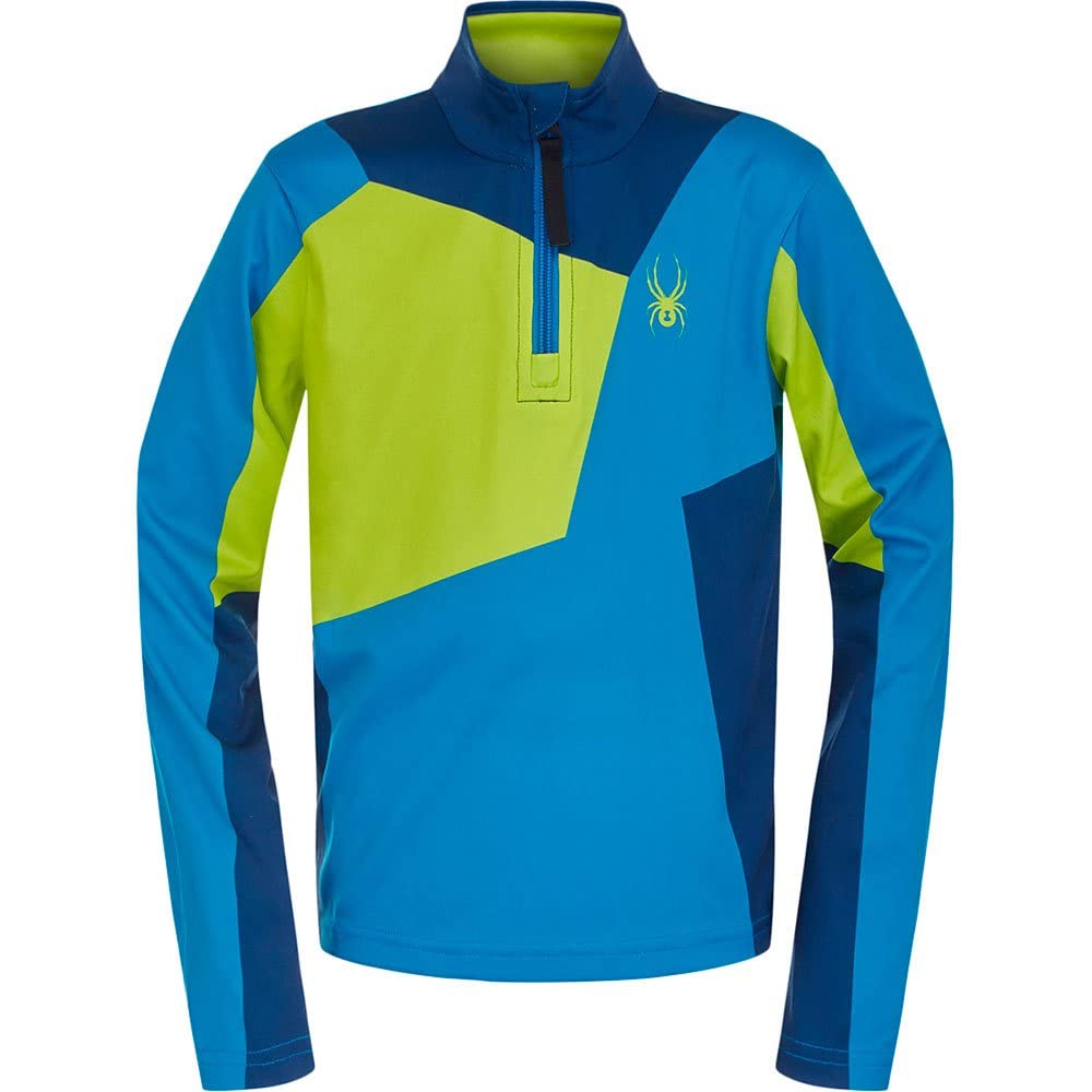 Spyder Boy's Ambush Zip T-Neck (Toddler/Little Kids) Coast 3T Toddler