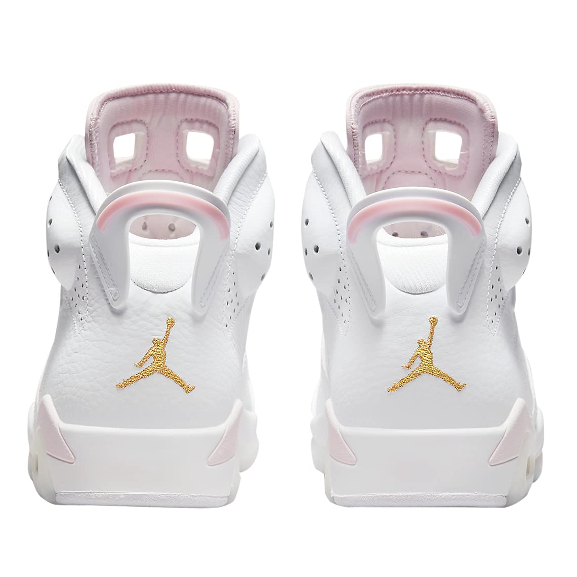 Women's Jordan 6 Retro Gold Hoops White/Metallic Gold (DH9696 100) - 7
