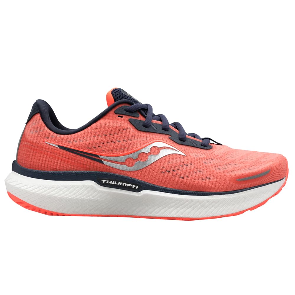 Saucony Women's Triumph 19 Running Shoe, Sunstone/Night, 10