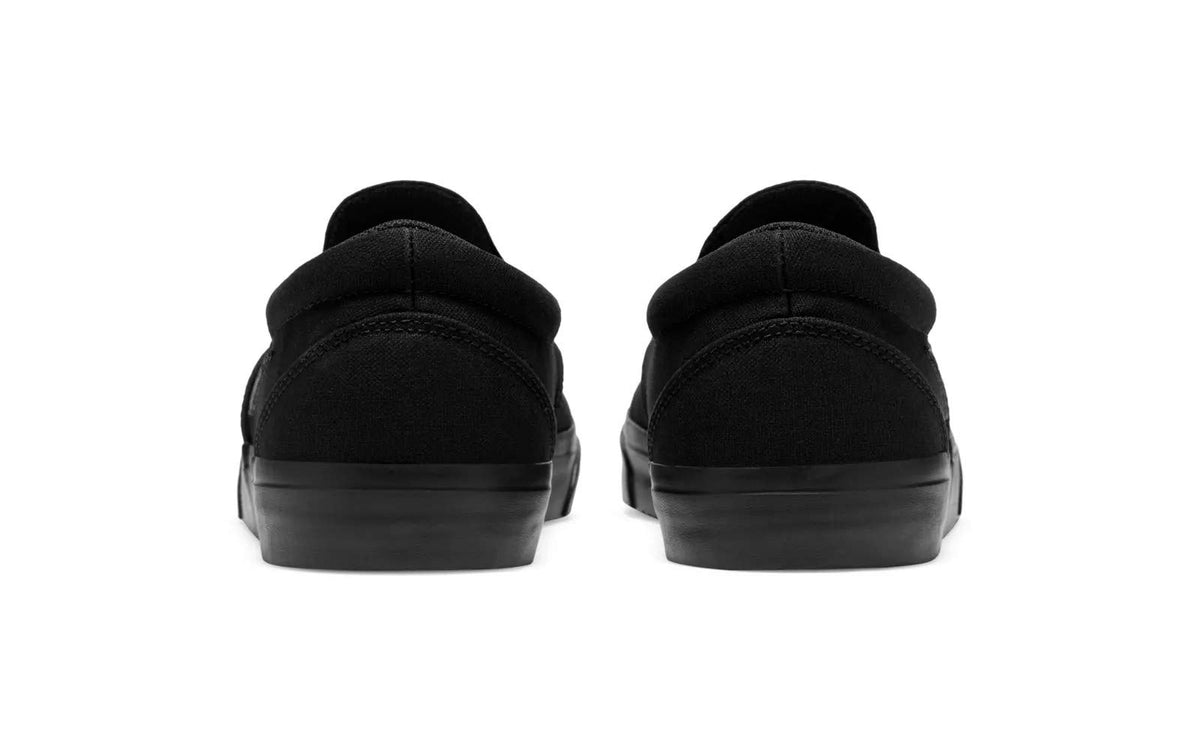 Nike SB Charge Black/Black-Black Slip On Skateboarding Shoes 11.5 M US