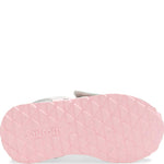 Saucony Baby Jazz Hook & Loop Sneaker Little Kid Silver Metallic