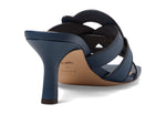 Coach Tillie Leather Sandal Dark Denim 8 B (M)