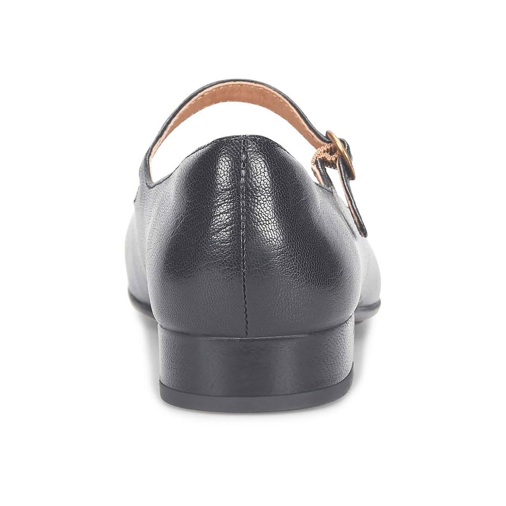 Söfft Women's Elsey Mary Jane Flat 6 Black Leather
