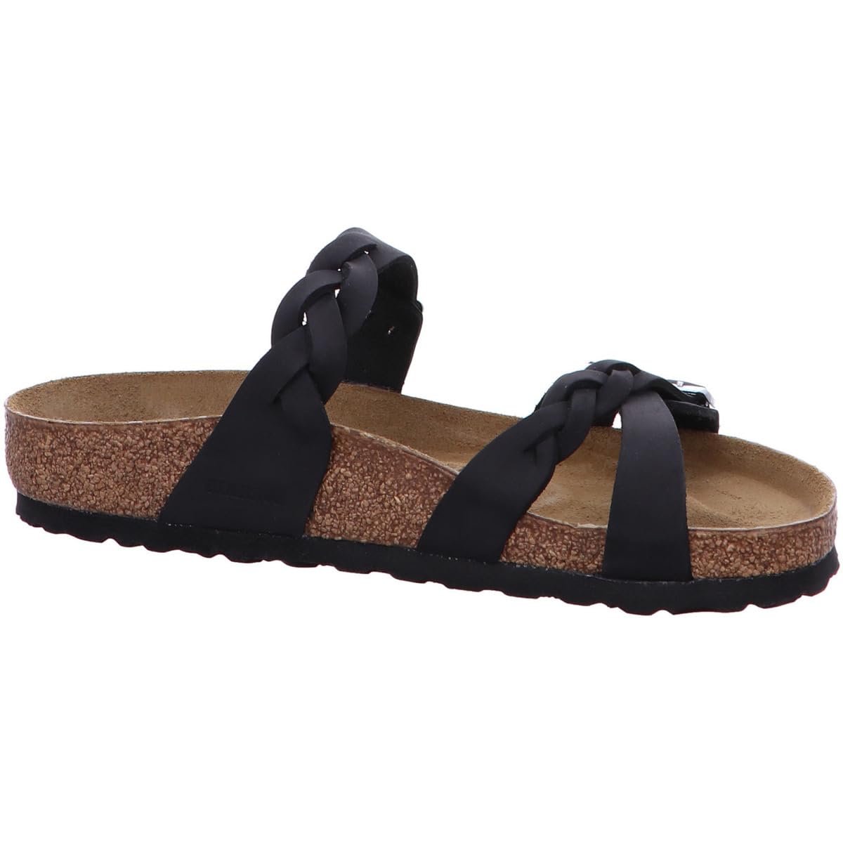 Birkenstock Franca Oiled Leather Women's Sandals, black, EU 37 (US 6-6.5)