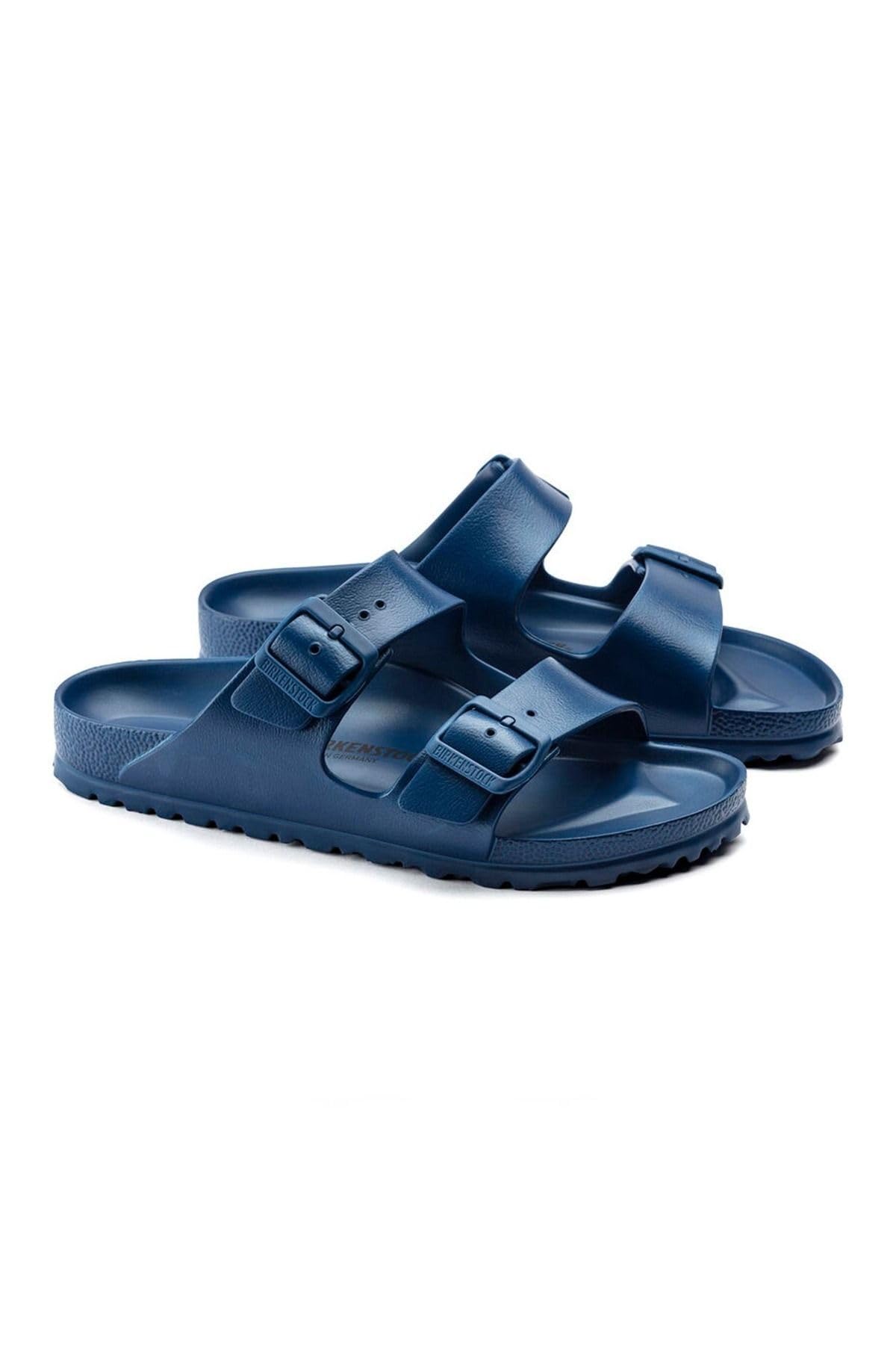 Birkenstock Men's Arizona Slippers, Navy, 10.5