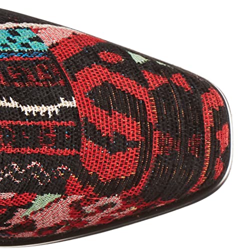 Jessica Simpson Women's Ravyn Knee Boot, Red Combo, 10