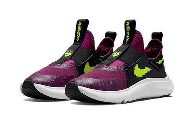 Nike Flex Plus Kids Casual Running Shoe, Sangria/Black/White/Volt, 6 Big Kid