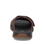 Rockport Men's Trail Technique Velcro Slide Sandal, Brown, 7 Wide