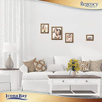 Icona Bay 5x7 Picture Frames (Copper Brown, 3 Pack), French Baroque Style Photo Frames 5 x 7, Wall Mount or Table Top, Regency Collection