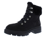 Timberland Women's Cortina Valley Winter Hiker WP Boot, Black Nubuck, 6.5 Medium