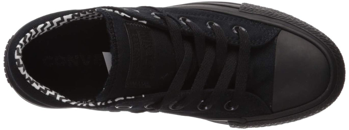 Converse Women's Chuck Taylor All Star Madison Glam Dunk Sneaker 9.5 Black/White/Black