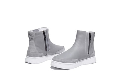 Timberland Atlanta Green Chelsea Side Zip Medium Grey Full Grain 6.5 B (M)