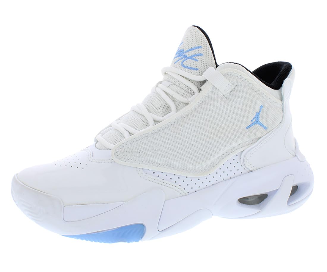 Jordan Max Aura 4 (Big Kid) White/University Blue/Black 5 Big Kid M