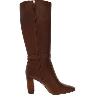 Lauren Ralph Lauren Makenna Tall Boot Deep Saddle Tan 7.5 B (M)