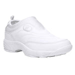 Propét Women W3851 Wash & Wear Slip-on II Slip Resistant Sneaker Walking Shoe, Sr White, 10.5 2X-Wide