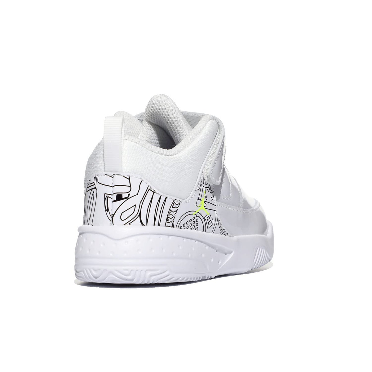 Jordan Baby Girl's Max Aura 3 DIY (Infant/Toddler) White/Black/Hyper Violet/University Blue 10 Toddler M