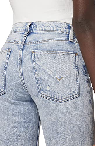 Hudson Jeans Women's Remi High Rise Straight Leg Cropped Jean, Two Hearts, 28